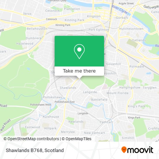 Shawlands B768 map