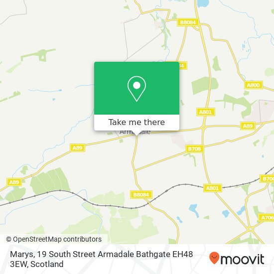 Marys, 19 South Street Armadale Bathgate EH48 3EW map