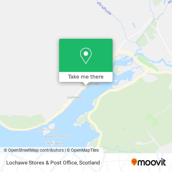 Lochawe Stores & Post Office map