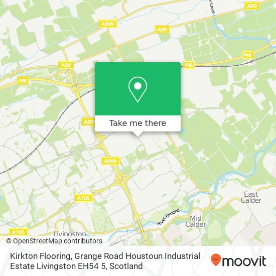 Kirkton Flooring, Grange Road Houstoun Industrial Estate Livingston EH54 5 map