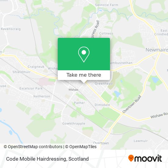 Code Mobile Hairdressing map