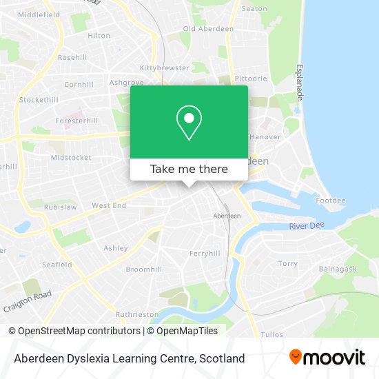 Aberdeen Dyslexia Learning Centre map