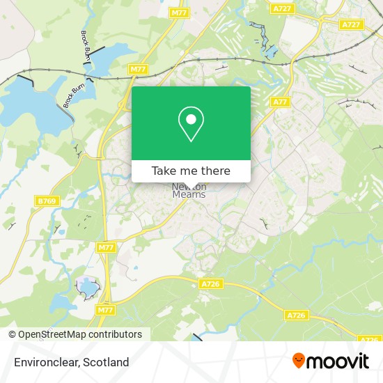 Environclear map