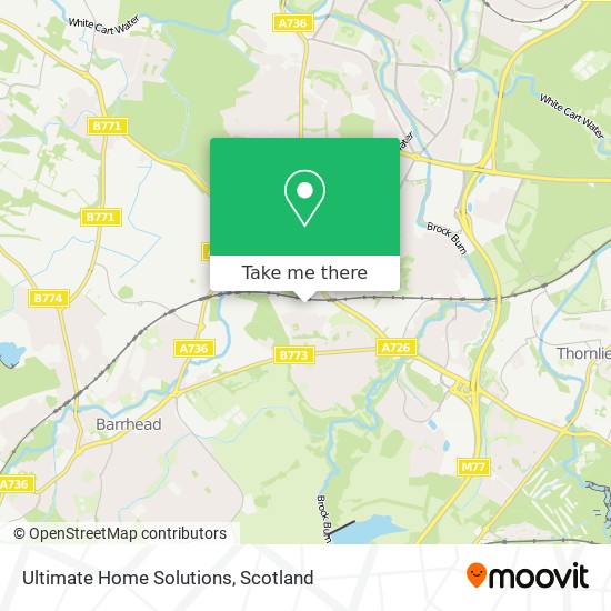 Ultimate Home Solutions map
