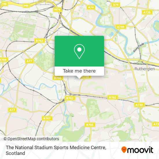 The National Stadium Sports Medicine Centre map