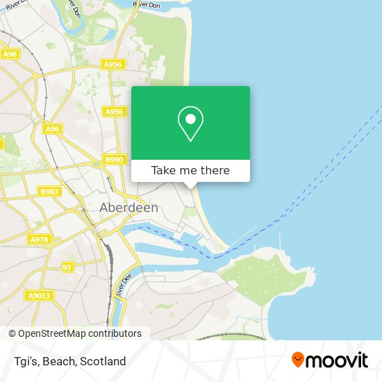 Tgi's, Beach map