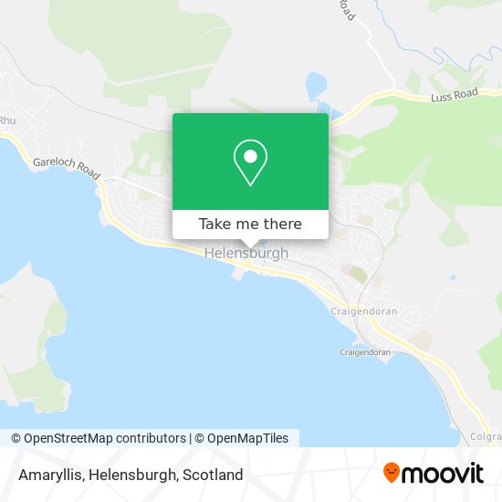 Amaryllis, Helensburgh map