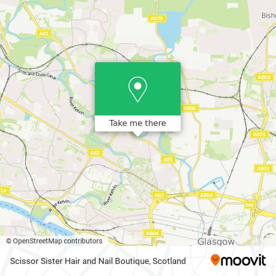 Scissor Sister Hair and Nail Boutique map