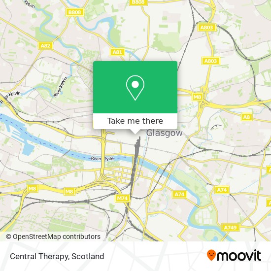 Central Therapy map