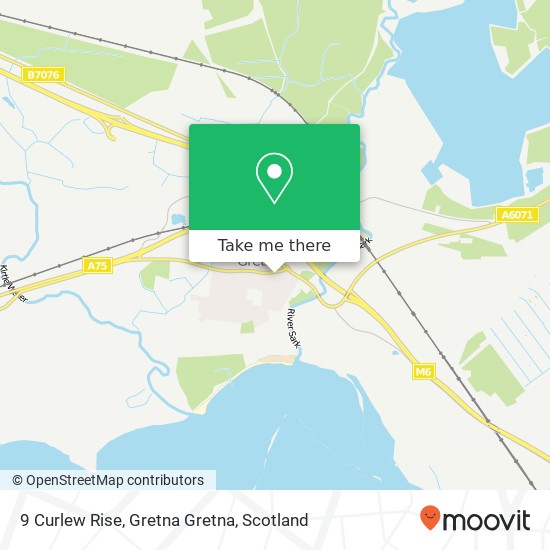 9 Curlew Rise, Gretna Gretna map