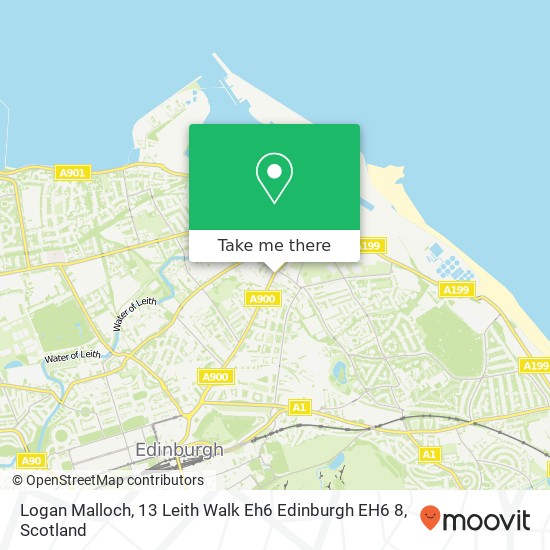 Logan Malloch, 13 Leith Walk Eh6 Edinburgh EH6 8 map