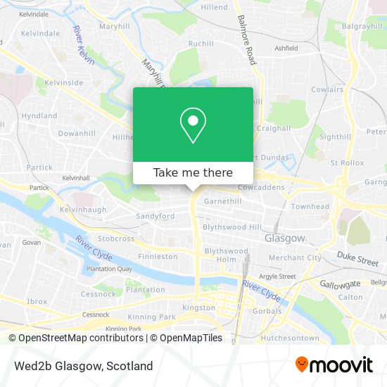 Wed2b Glasgow map