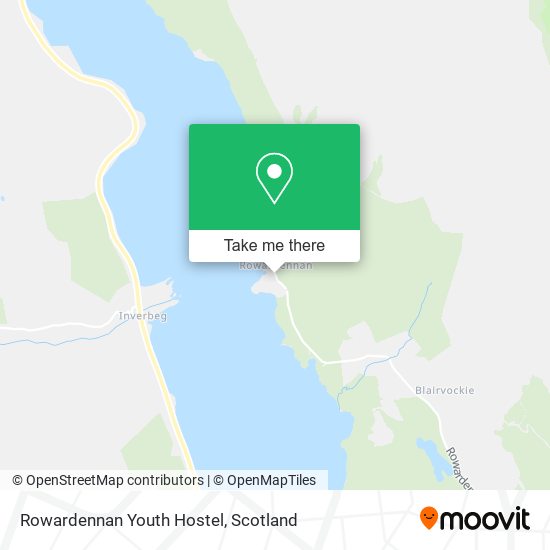 Rowardennan Youth Hostel map