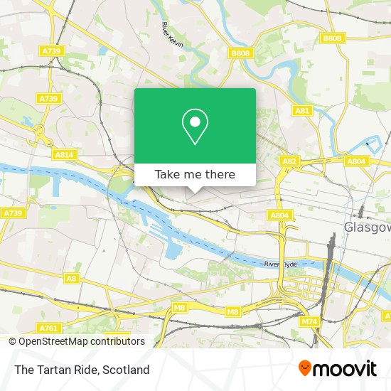 The Tartan Ride map