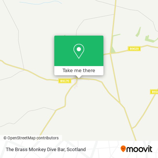 The Brass Monkey Dive Bar map