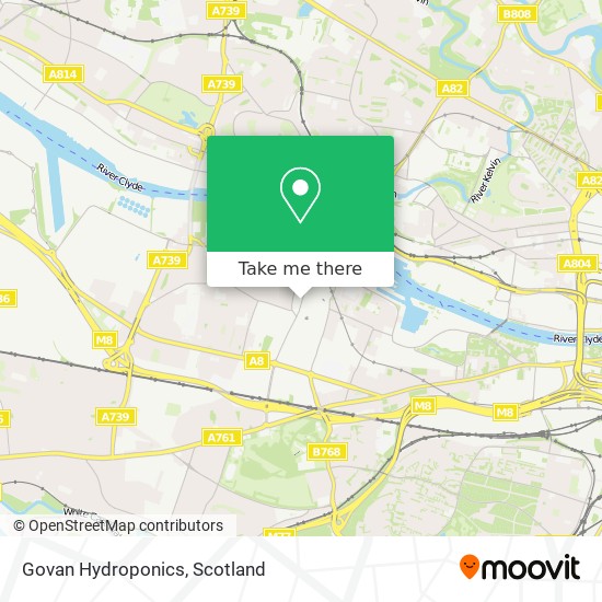 Govan Hydroponics map