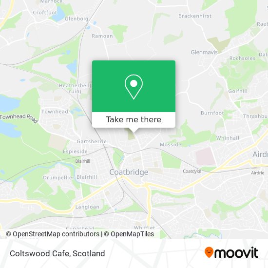 Coltswood Cafe map