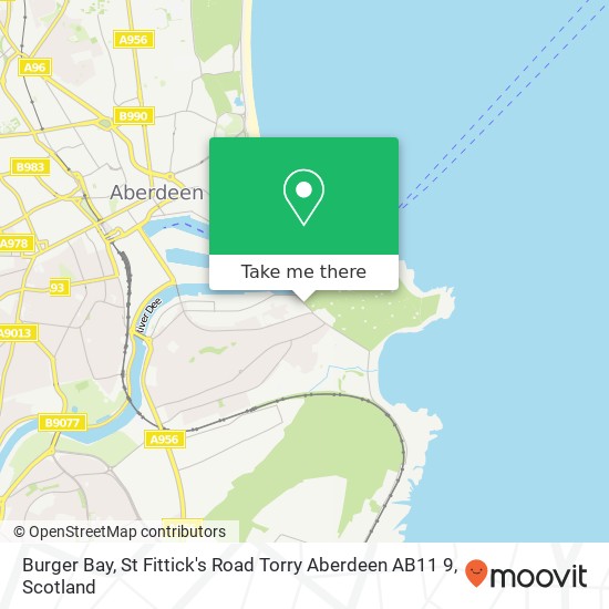 Burger Bay, St Fittick's Road Torry Aberdeen AB11 9 map