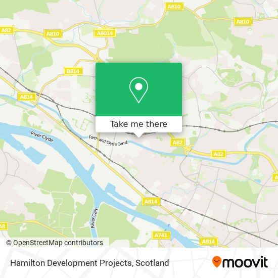 Hamilton Development Projects map