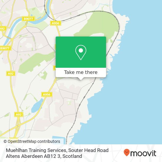 Muehlhan Training Services, Souter Head Road Altens Aberdeen AB12 3 map