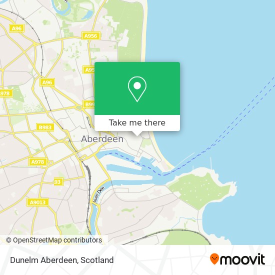 Dunelm Aberdeen map