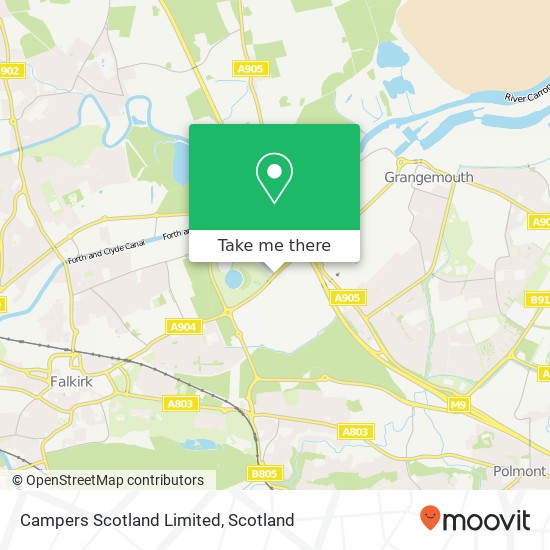 Campers Scotland Limited map