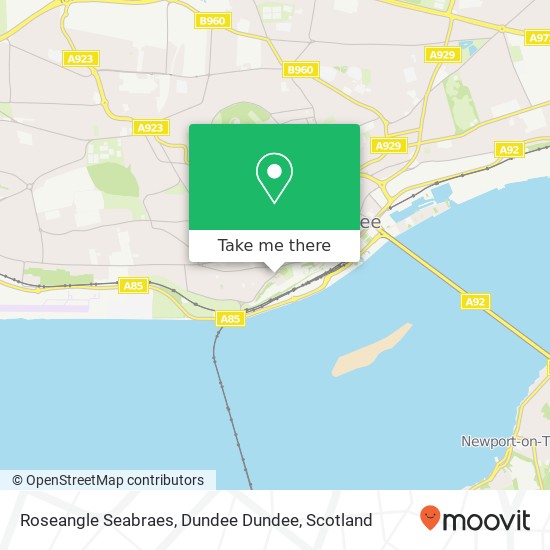 Roseangle Seabraes, Dundee Dundee map