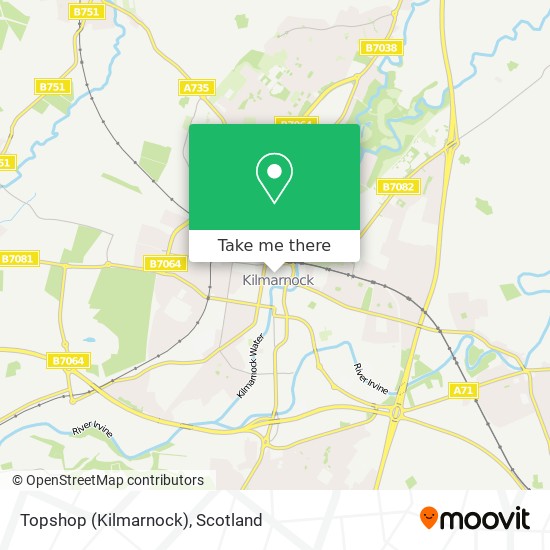 Topshop (Kilmarnock) map