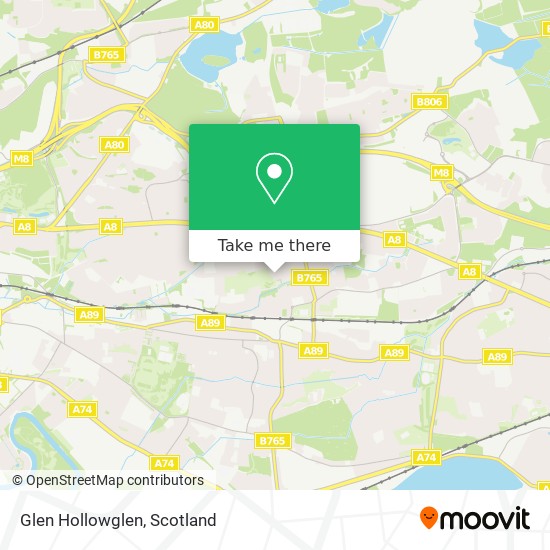 Glen Hollowglen map