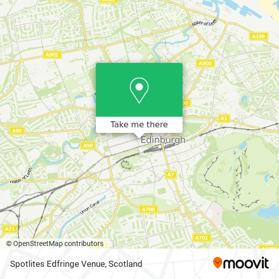 Spotlites Edfringe Venue map
