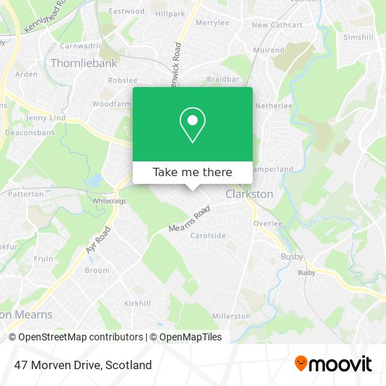 47 Morven Drive map