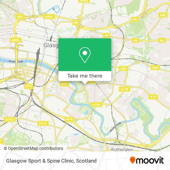 Glasgow Sport & Spine Clinic map