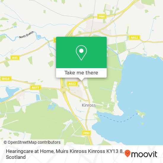 Hearingcare at Home, Muirs Kinross Kinross KY13 8 map