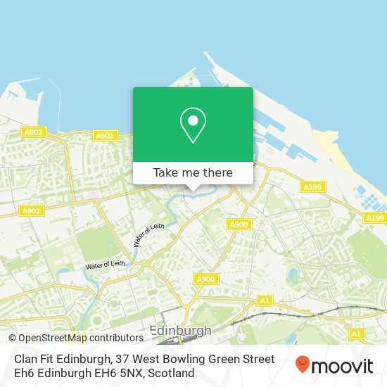 Clan Fit Edinburgh, 37 West Bowling Green Street Eh6 Edinburgh EH6 5NX map