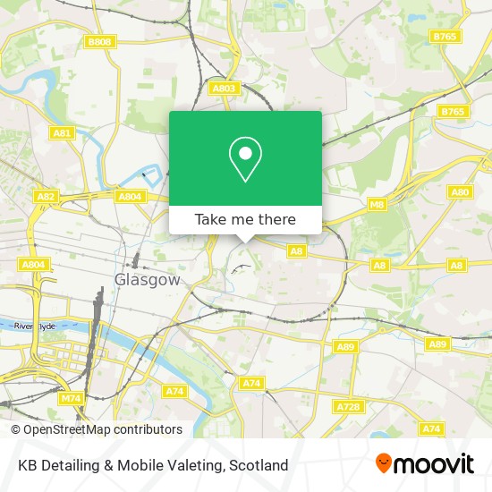 KB Detailing & Mobile Valeting map