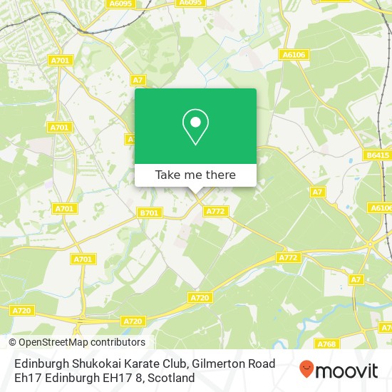 Edinburgh Shukokai Karate Club, Gilmerton Road Eh17 Edinburgh EH17 8 map