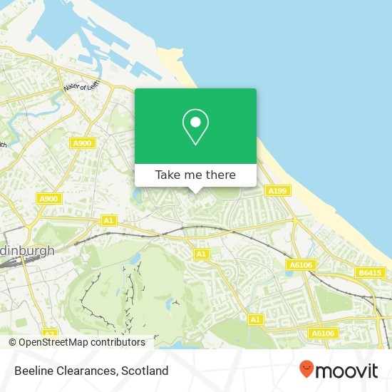 Beeline Clearances map