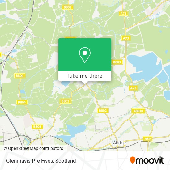 Glenmavis Pre Fives map
