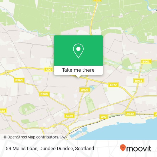 59 Mains Loan, Dundee Dundee map