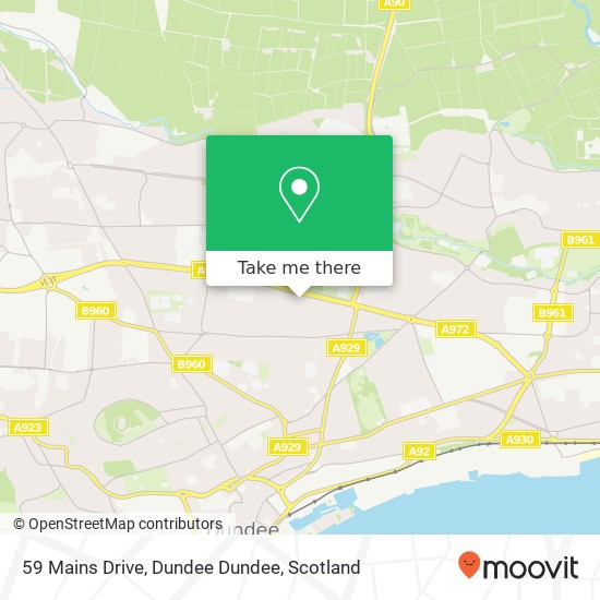 59 Mains Drive, Dundee Dundee map