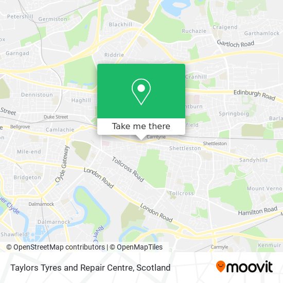 Taylors Tyres and Repair Centre map