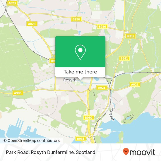 Park Road, Rosyth Dunfermline map