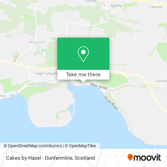 Cakes by Hazel - Dunfermline map