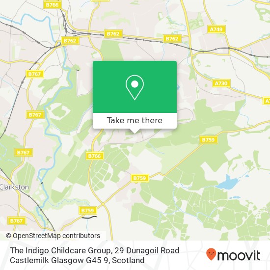 The Indigo Childcare Group, 29 Dunagoil Road Castlemilk Glasgow G45 9 map