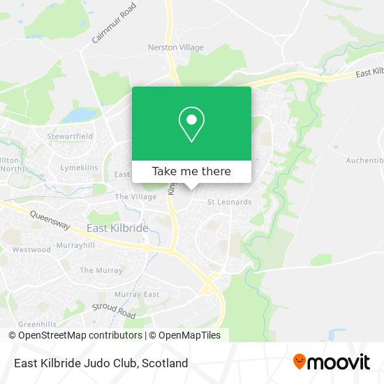 East Kilbride Judo Club map