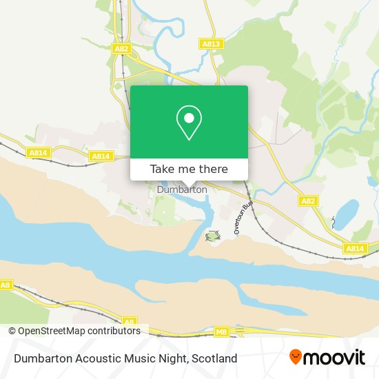 Dumbarton Acoustic Music Night map