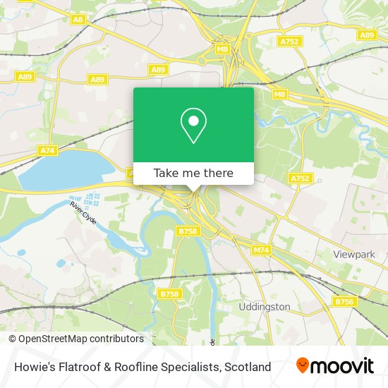 Howie's Flatroof & Roofline Specialists map
