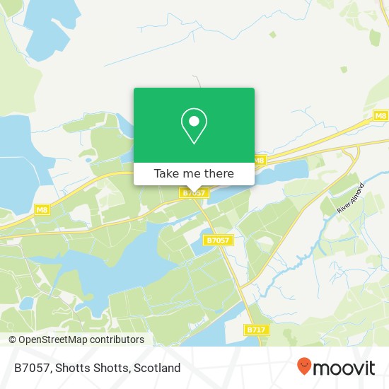 B7057, Shotts Shotts map