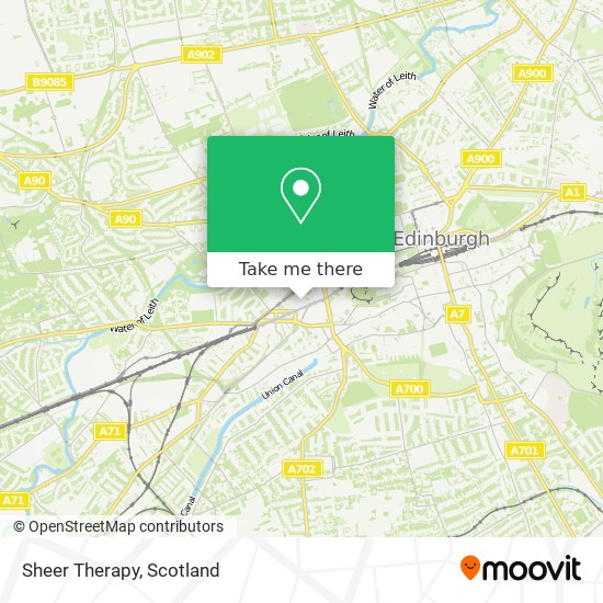 Sheer Therapy map