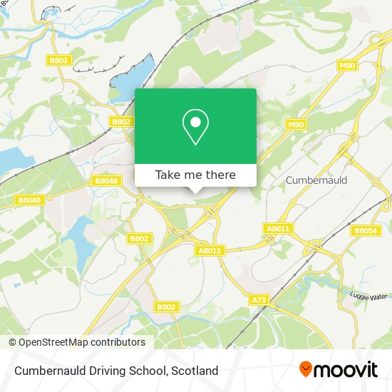 Cumbernauld Driving School map